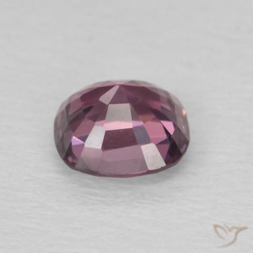 Espinélio roxo médio Natural 0.82ct, Almofada, VVS-VS