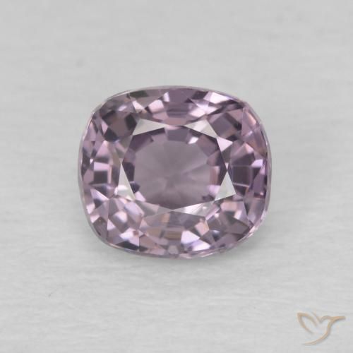 0.81ct Natural cinza roxo Espinélio, Almofada, VVS-VS