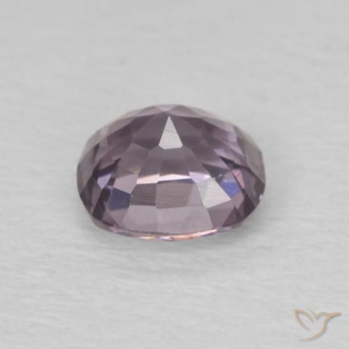 Espinélio cinza roxo Natural 0.81ct, Almofada, VVS-VS