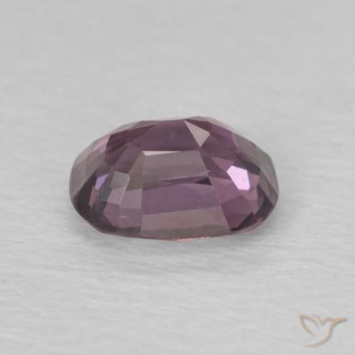 Espinélio Plum-Grey Natural 0.84ct, Almofada, VVS-VS