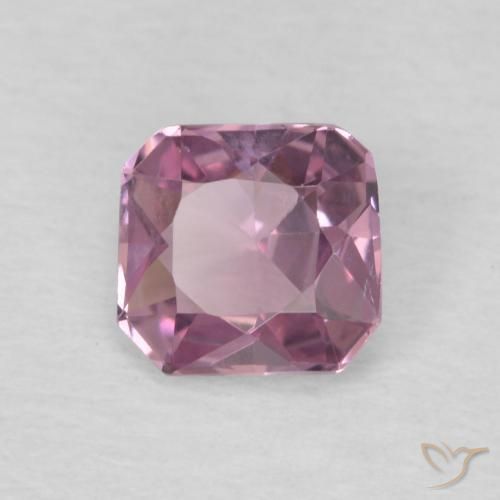 Espinélio roxo médio Natural 0.78ct, Corte Octógono / Esmeralda, VVS-VS