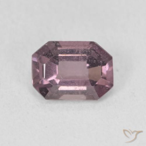 0.70ct Natural roxo médio Espinélio, Corte Esmeralda, VS