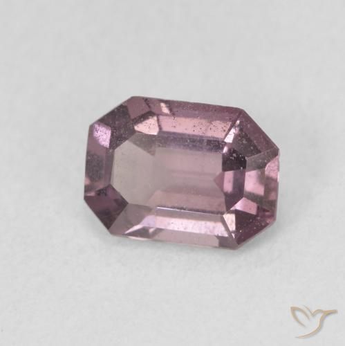 Espinélio roxo médio Natural 0.70ct, Corte Octógono / Esmeralda, VS
