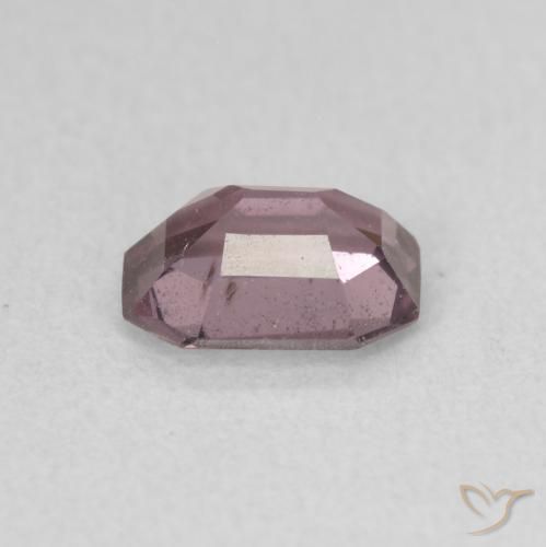 Espinélio roxo médio Natural 0.70ct, Corte Octógono / Esmeralda, VS