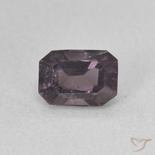 Espinélio Roxo escuro Natural 0.78ct, Corte Octógono / Esmeralda, VS