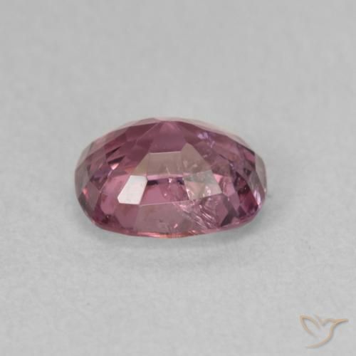 Espinélio Roxo rosado Natural 0.88ct, Almofada, VS