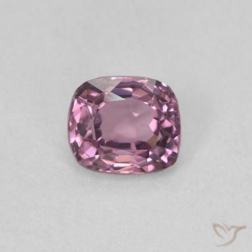 Espinélio roxo natural 0,50ct, almofada cortada, VVS