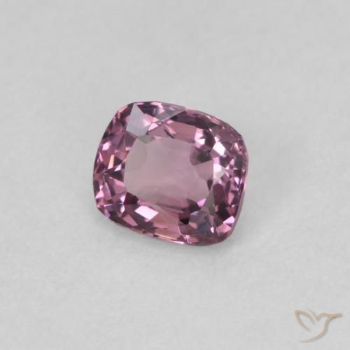 Espinélio roxo natural 0,50ct, almofada cortada, VVS