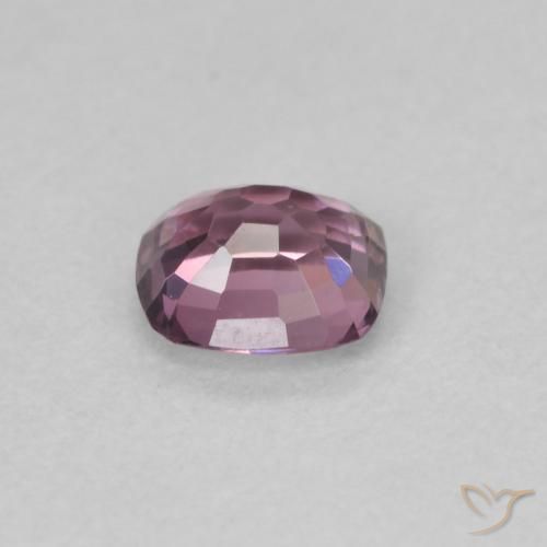 Espinélio roxo natural 0,50ct, almofada cortada, VVS
