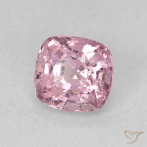 Espinélio Luz rosa Natural 0.84ct, Almofada, VS
