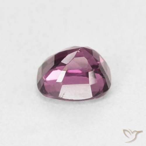 Espinélio Roxo profundo Natural 0.64ct, Almofada, VVS-VS