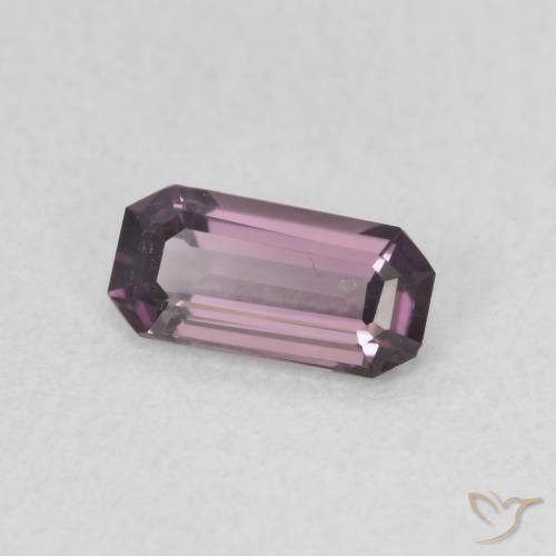 Espinélio uva roxa Natural 0.50ct, Corte Octógono / Esmeralda, VVS