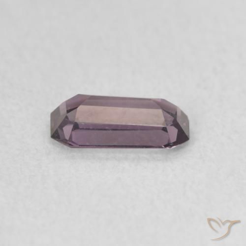 Espinélio uva roxa Natural 0.50ct, Corte Octógono / Esmeralda, VVS