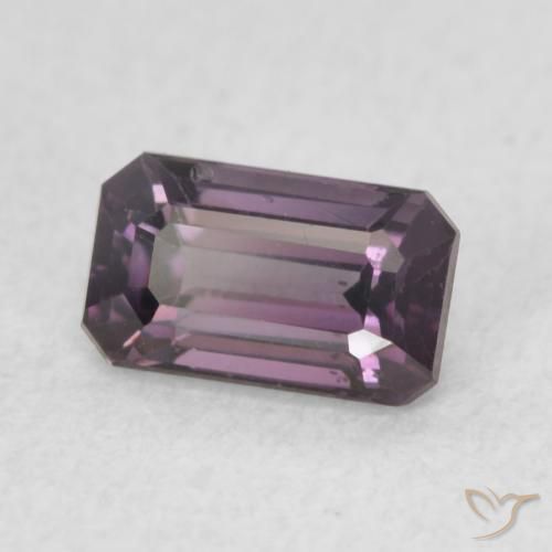 Espinélio uva roxa Natural 0.64ct, Corte Octógono / Esmeralda, VVS