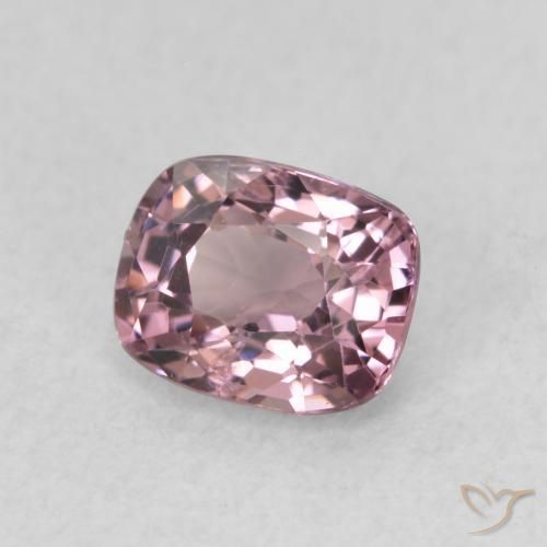 Espinélio roxo médio Natural 0.75ct, Almofada, VVS