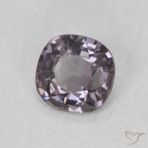 Espinélio Violeta médio Natural 0.73ct, Almofada, VVS