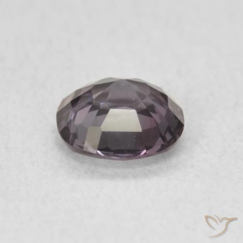 Espinélio Violeta médio Natural 0.73ct, Almofada, VVS