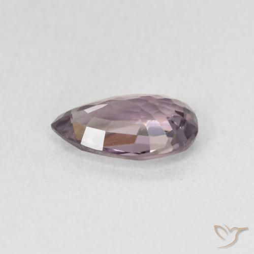 Espinélio Roxo escuro Natural 0.96ct, Formato de pêra, VVS-VS