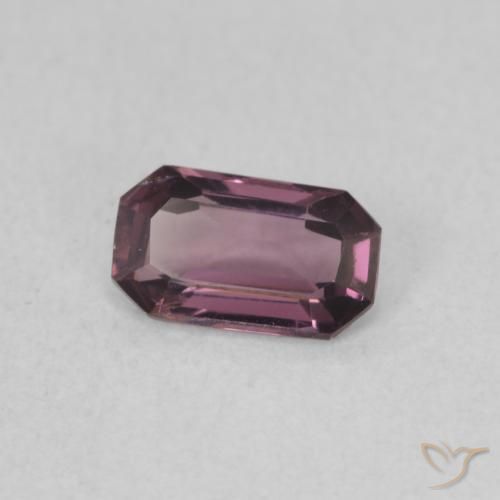 Espinélio Magenta-rosa escuro Natural 0.55ct, Corte Octógono / Esmeralda, VS