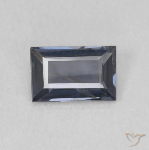 1.05ct Natural Roxo acinzentado Espinélio, baguete, VS