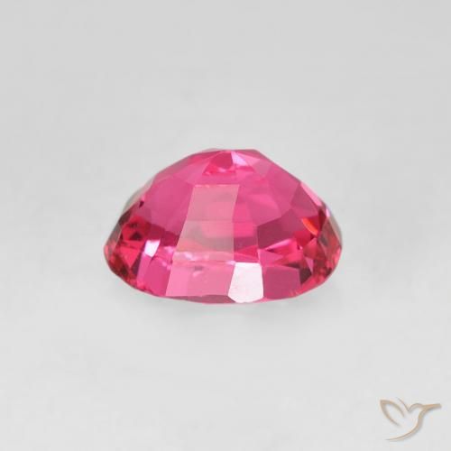 Espinélio Rosa escuro Natural 0.58ct, oval, VS