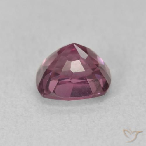 Espinélio Roxo rosado Natural 1.22ct, Almofada, VS