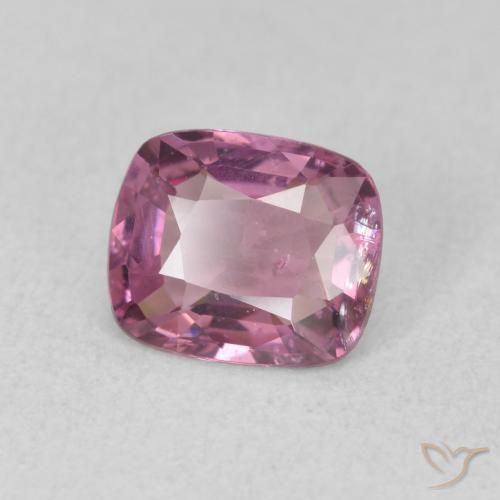 Espinélio Luz roxa Natural 1.17ct, Almofada, VS