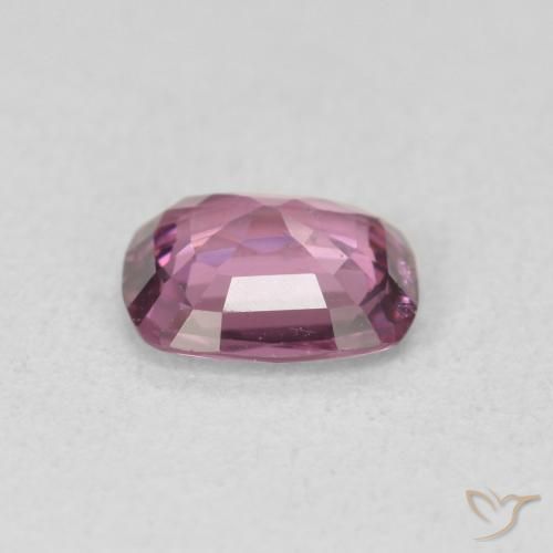 Espinélio Luz roxa Natural 1.17ct, Almofada, VS