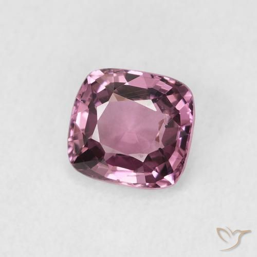 Espinélio Luz roxa Natural 0.84ct, Almofada, VS