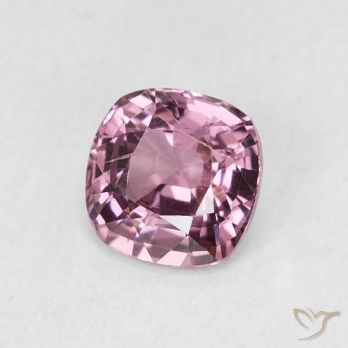 Espinélio Roxo Rosado Claro Natural 1.04ct, Almofada, VS