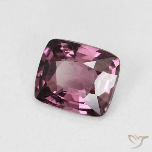 Espinélio Roxo escuro Natural 1.00ct, Almofada, VS