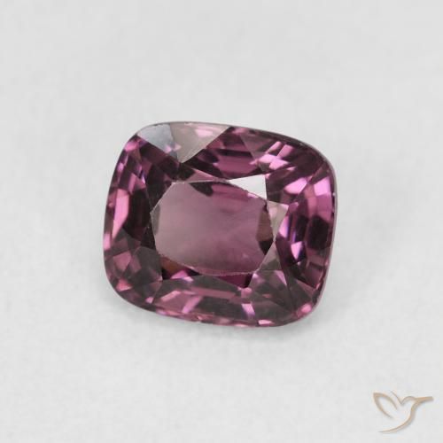 Espinélio Roxo escuro Natural 1.20ct, Almofada, VS