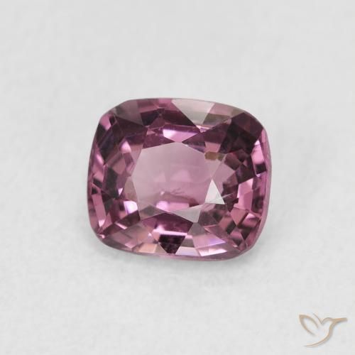 Espinélio Tom Vermelho Framboesa Natural 0.92ct, Almofada, VS