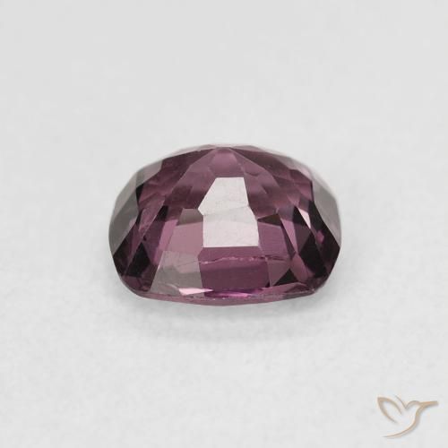Espinélio roxo avermelhado Natural 1.02ct, Almofada, VS