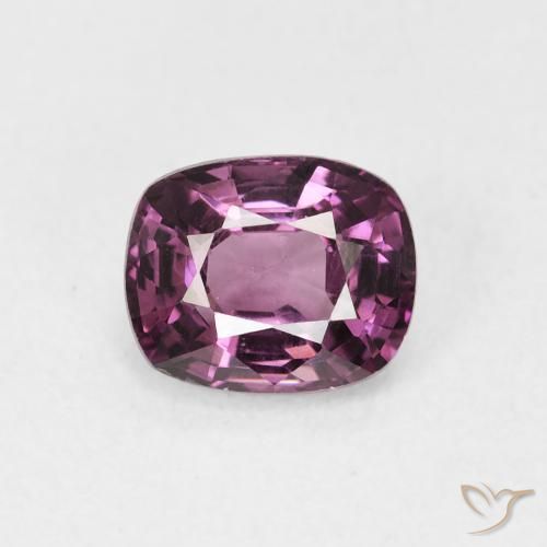 1.15ct Natural roxo avermelhado Espinélio, Almofada, VVS-VS