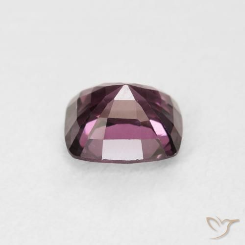 Espinélio roxo médio Natural 1.09ct, Almofada, VVS-VS