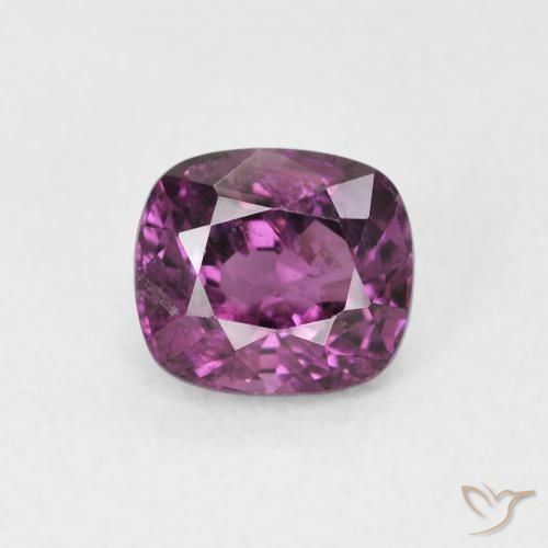1.10ct Natural Roxo profundo Espinélio, Almofada, VS