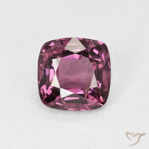 1.01ct Natural Medium Dark-Purple Espinélio, Almofada, VS