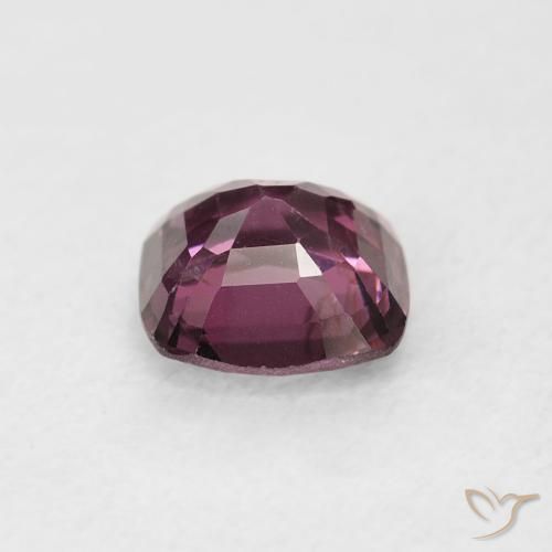 Espinélio Medium Dark-Purple Natural 1.01ct, Almofada, VS