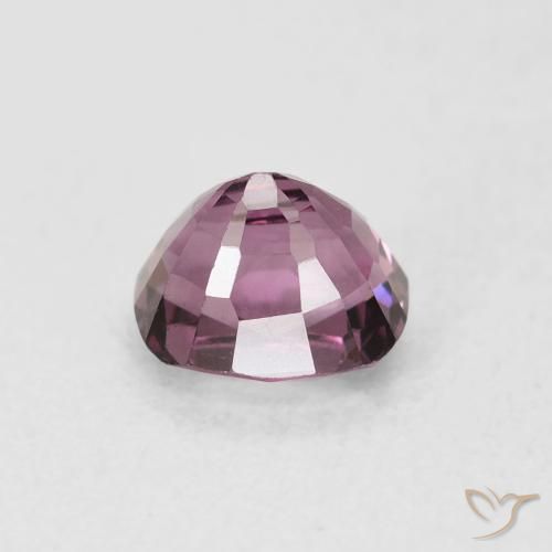 Espinélio roxo avermelhado Natural 1.08ct, Almofada, VS