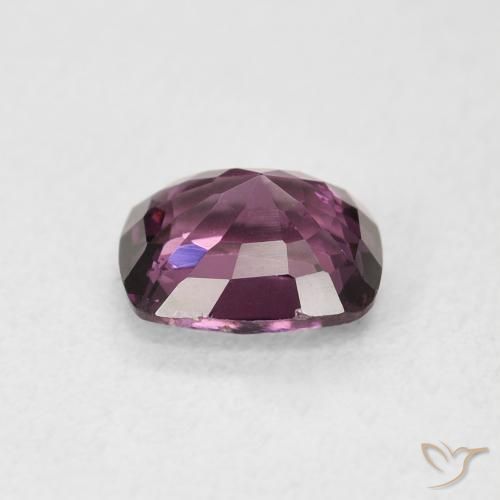 Espinélio Roxo escuro Natural 1.36ct, Almofada, VS