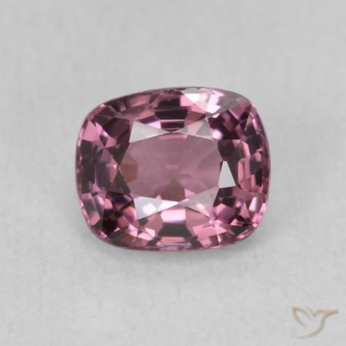 1.05ct Natural Medium Dark-Purple Espinélio, Almofada, VVS-VS
