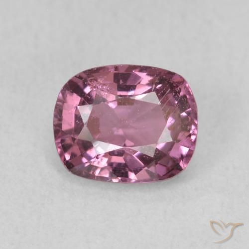 1.00ct Natural Medium Dark-Purple Espinélio, Almofada, VS