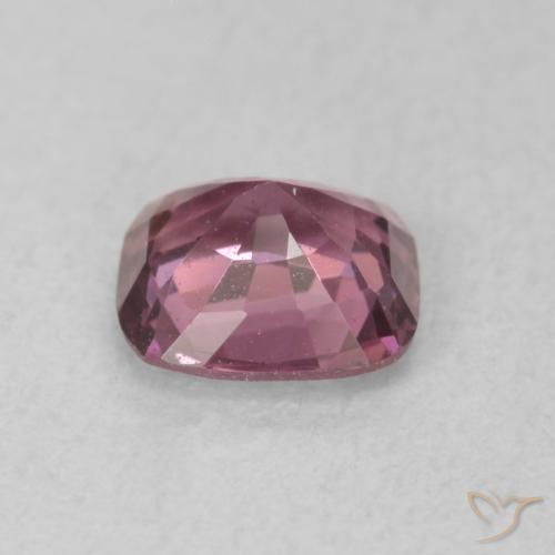 Espinélio roxo médio Natural 0.82ct, Almofada, VS