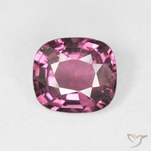 0.95ct Natural Rosa escuro Espinélio, Almofada, VS
