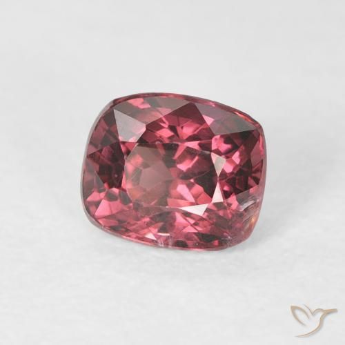 Espinélio roxo médio Natural 0.98ct, Almofada, VS