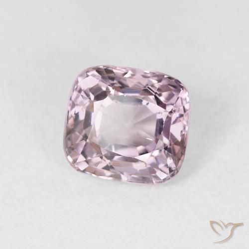 Espinélio Luz roxa Natural 1.09ct, Almofada, VVS-VS