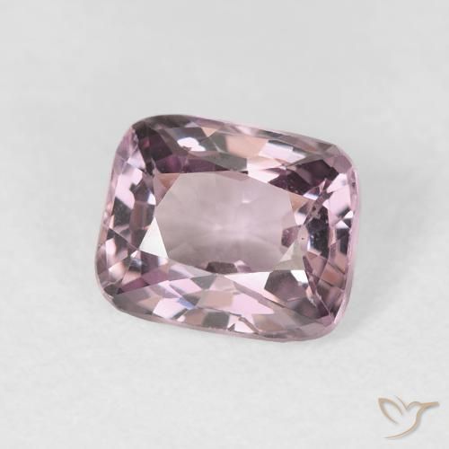 Espinélio Luz roxa Natural 1.19ct, Almofada, VS
