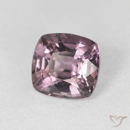 Espinélio Luz roxa Natural 1.15ct, Almofada, VS