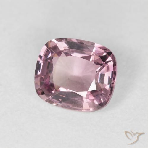 Espinélio Luz roxa Natural 1.27ct, Almofada, VS